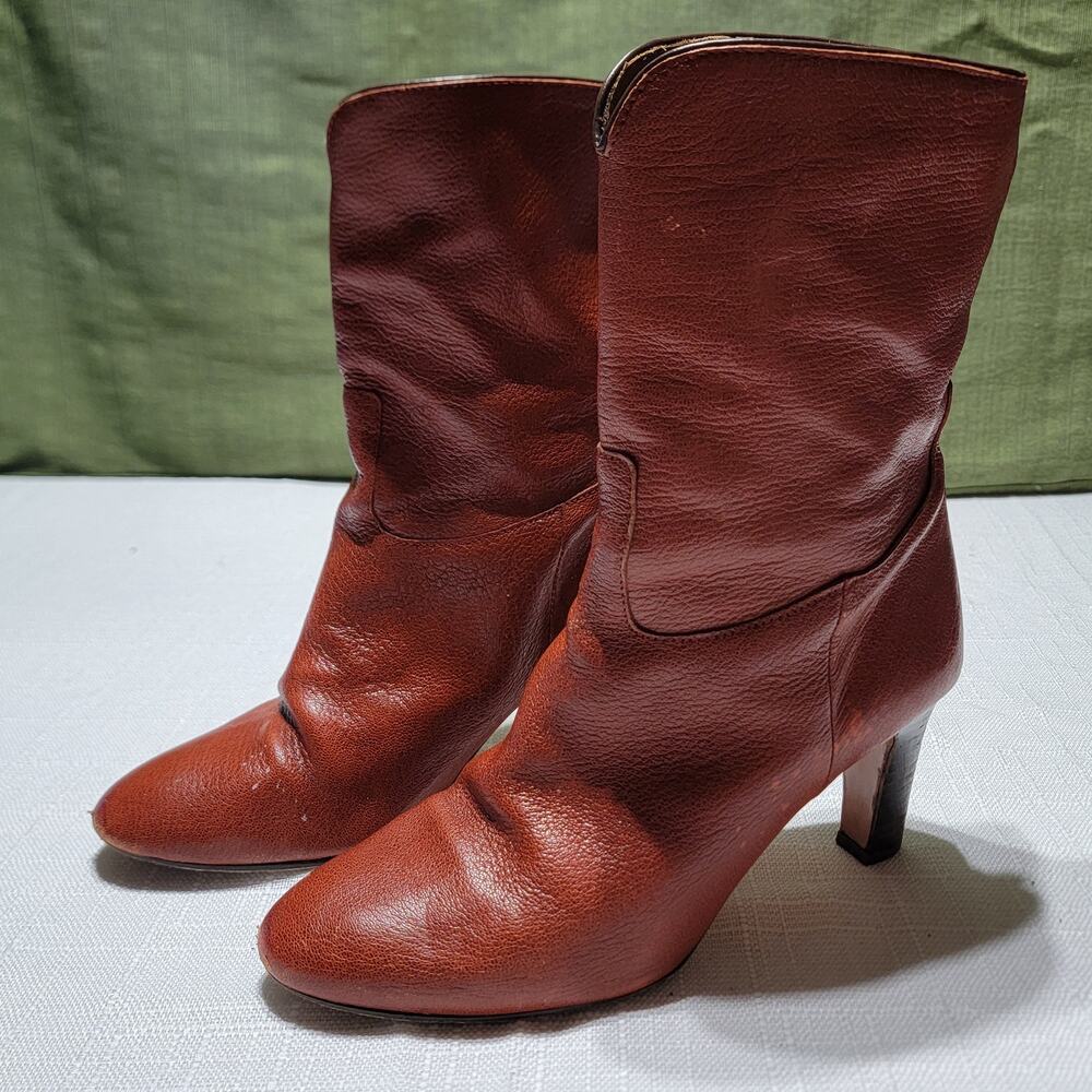 ba&sh Cidie Leather Ankle Boots - EU 38